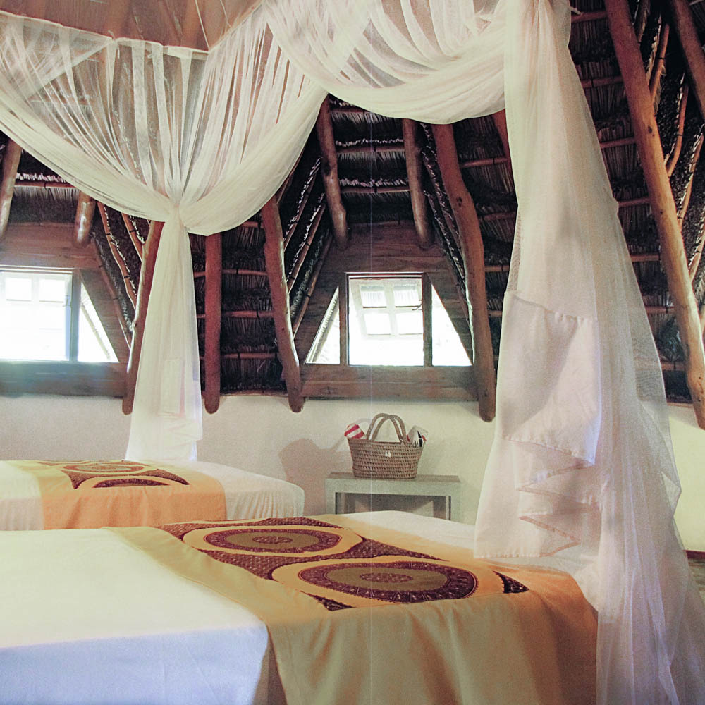 Casa Babi - View of the familly lodge room in Vilanculos