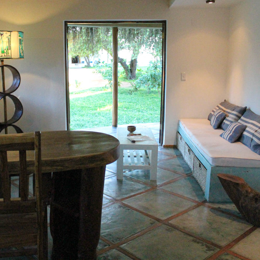 Casa Babi - interior view of the cottage in Vilanculos